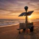 ISRO AI rip current detection system on Visakhapatnam beach