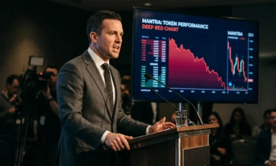 MANTRA token price action after the April 2025 crash