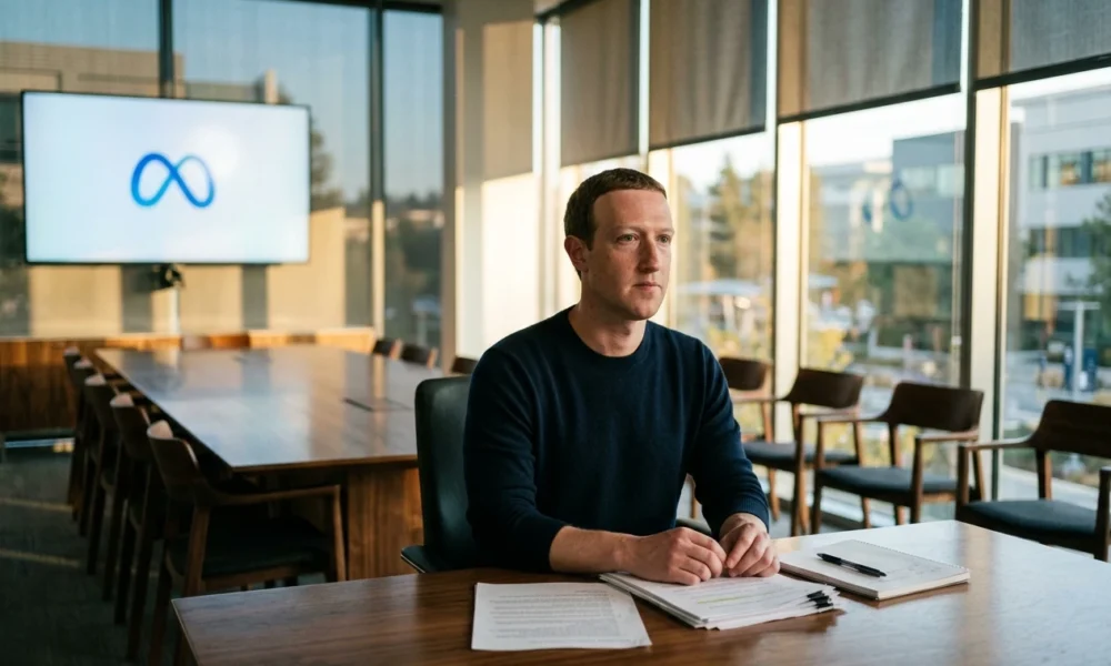 Meta CEO Mark Zuckerberg AI workforce transformation memo