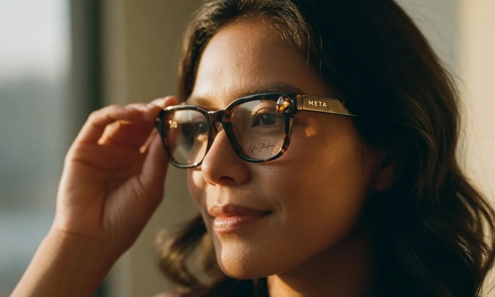 Meta Glasses by Kylie Starfire edition close-up