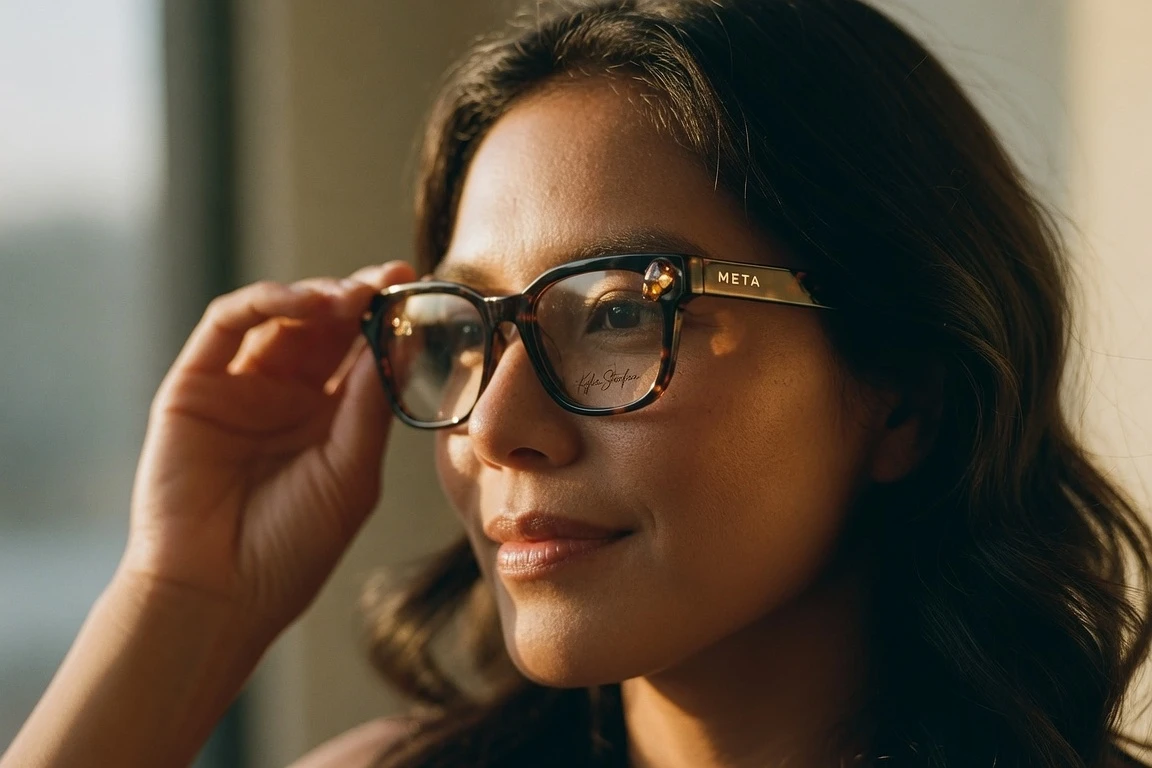 Meta Glasses by Kylie Starfire edition close-up