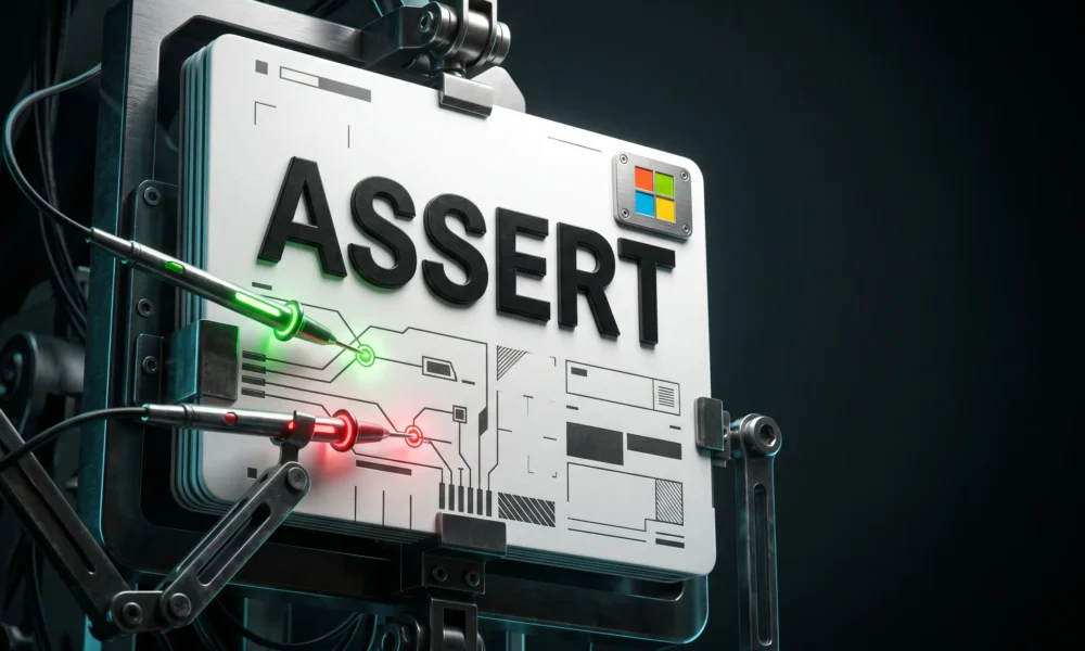 Microsoft ASSERT AI agent behavior testing framework