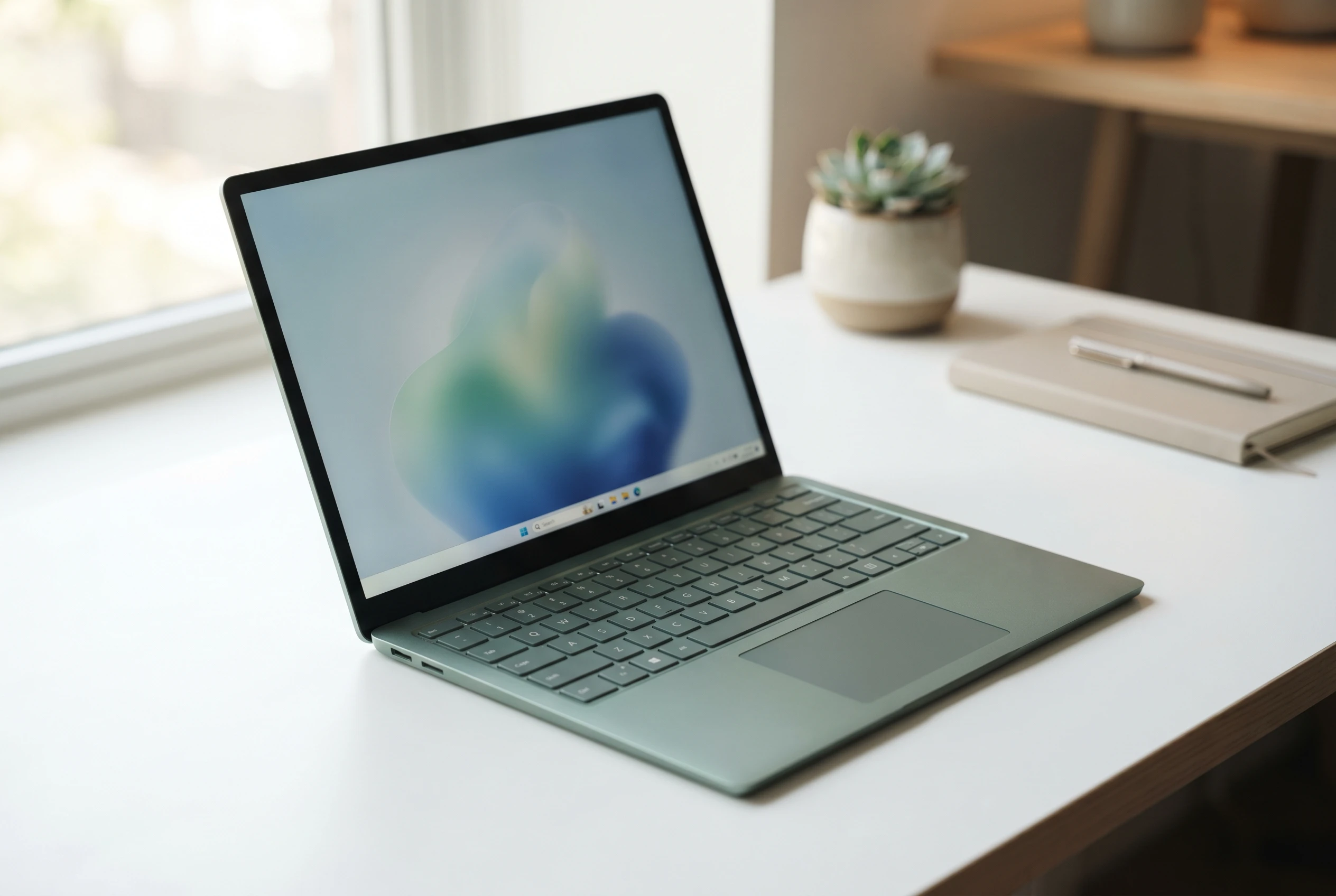 Microsoft Surface Laptop 13.8-inch Jade colorway Snapdragon X2
