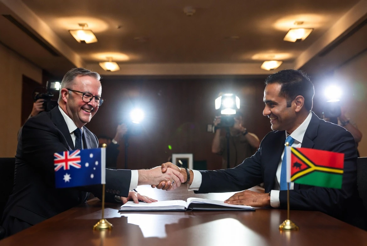 Nakamal Agreement Australia Vanuatu Pacific security pact