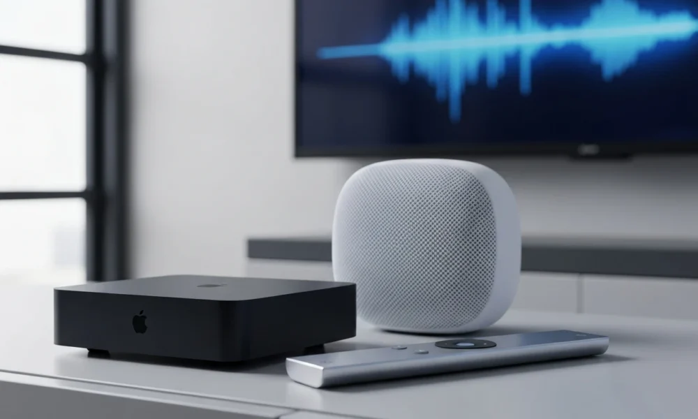 New Apple TV and HomePod mini chip upgrade tied to delayed Siri home plan.
