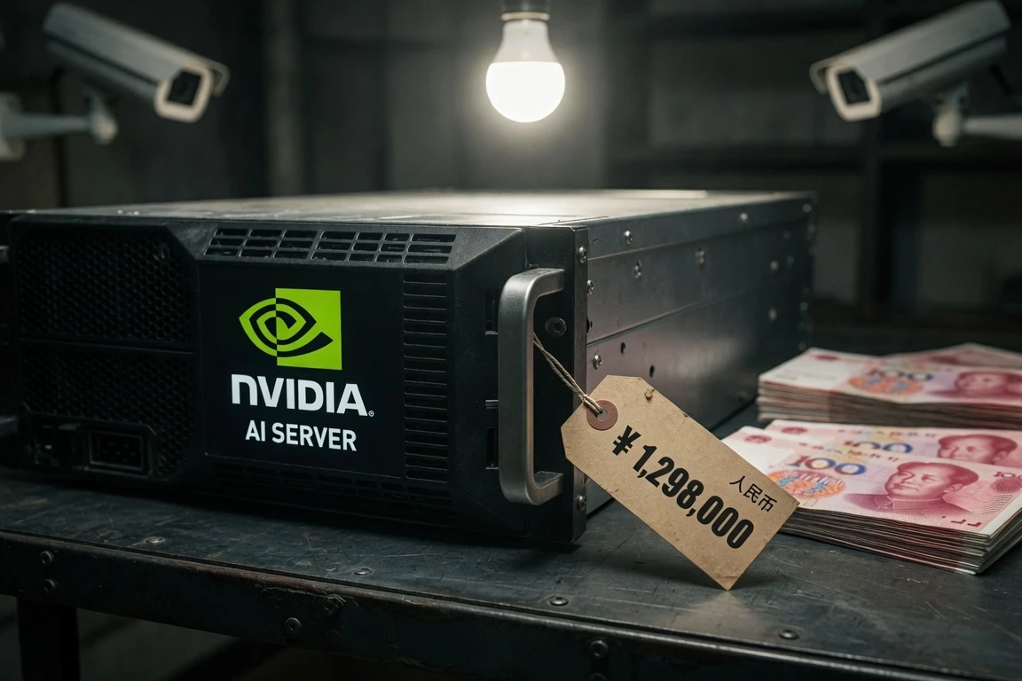 Nvidia AI chip China price doubling on black market