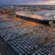 NYK AI vessel allocation system optimizing a car carrier fleet to cut shipping emissions.