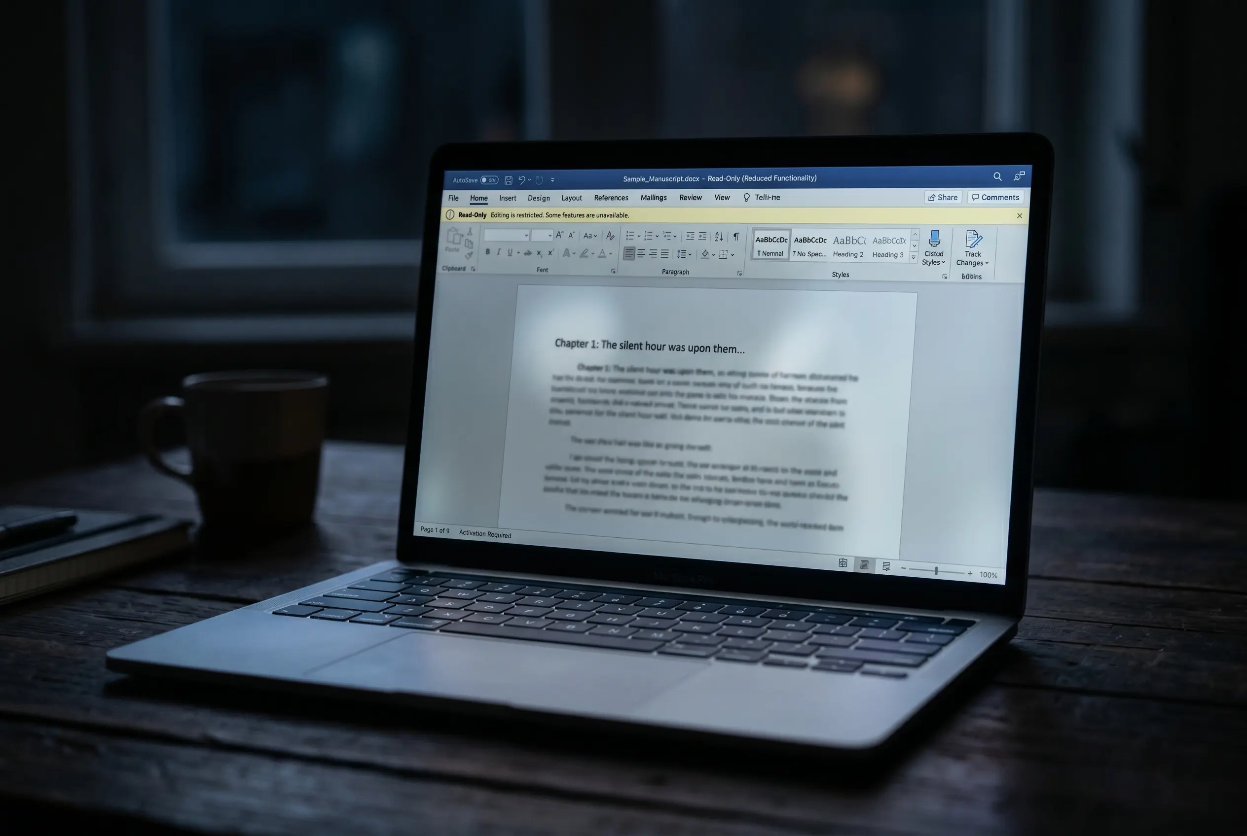Office 2019 editing locked on Apple devices