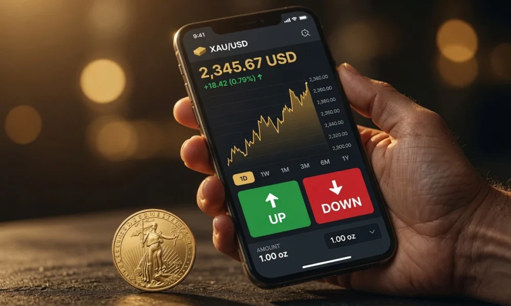 OKX XAU gold event contract New Money App