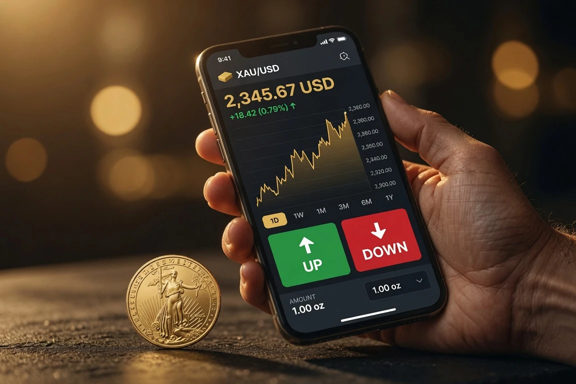 OKX XAU gold event contract New Money App