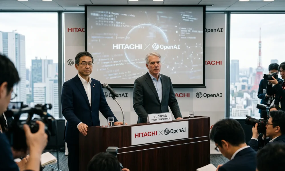 OpenAI Hitachi partnership for Japan legacy modernization
