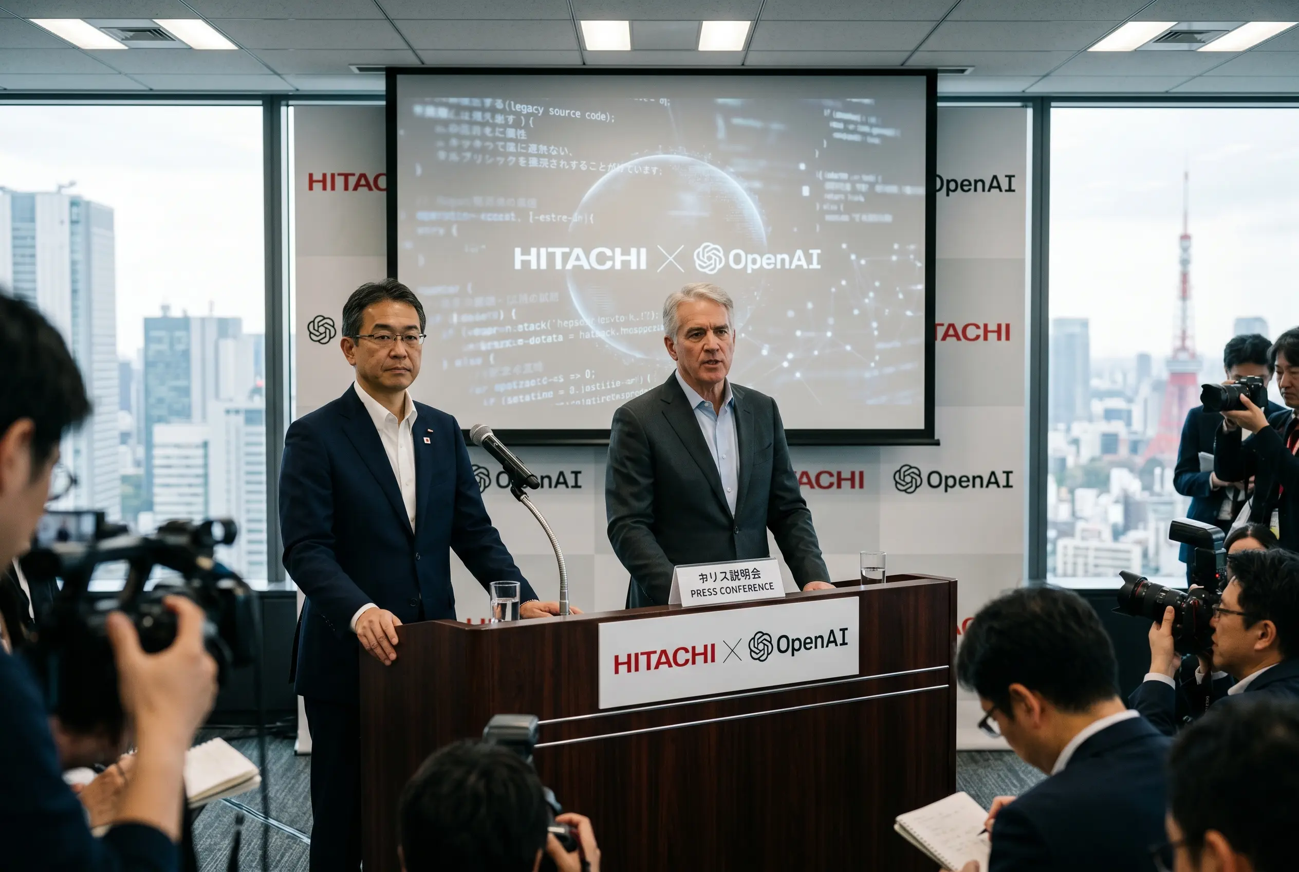 OpenAI Hitachi partnership for Japan legacy modernization