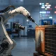 Panasonic AI disassembly robots working on a home appliance
