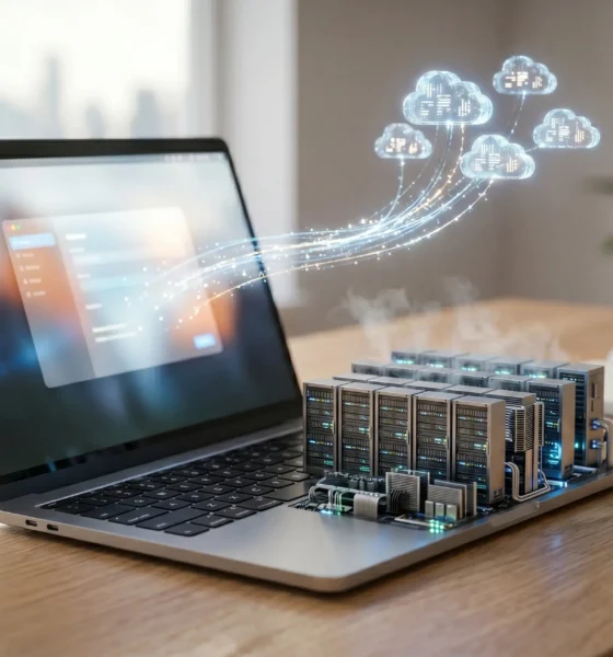 Perplexity Computer hybrid inference splits AI tasks between laptop and cloud.