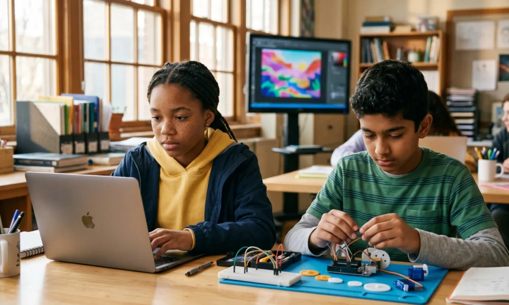 Phenix City Schools Advanced Academy coding and engineering rotations