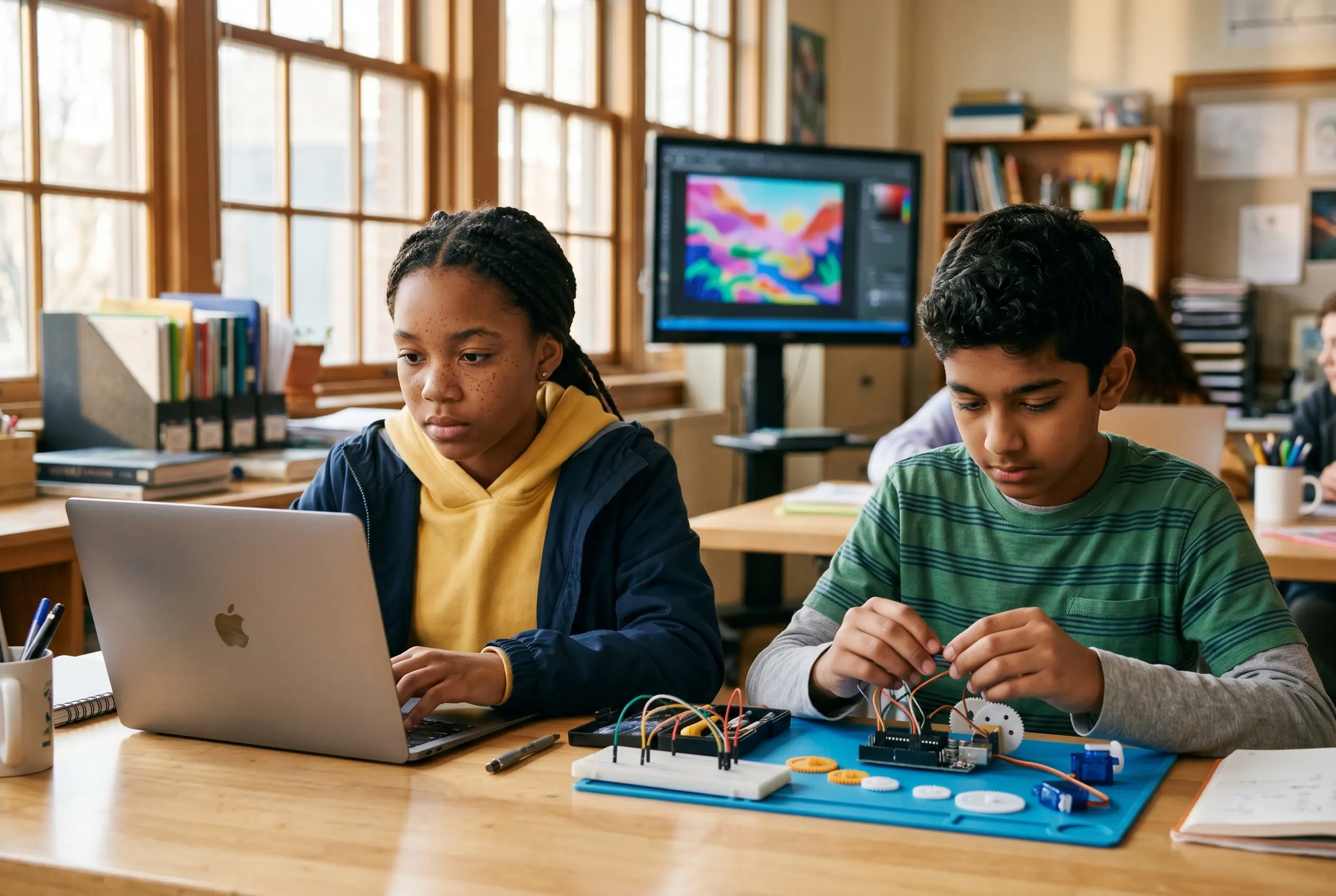 Phenix City Schools Advanced Academy coding and engineering rotations