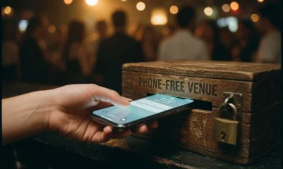 phone-free events 567 percent surge new industry
