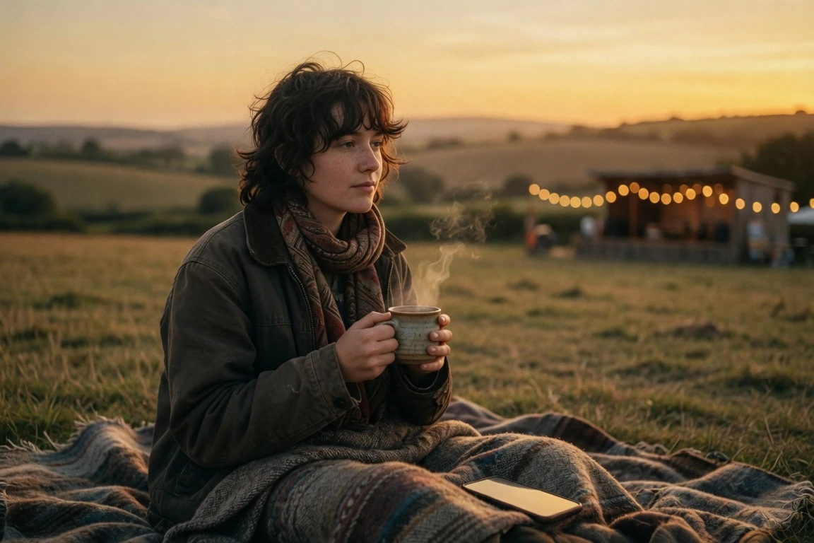 phone-free music festival UK countryside setting