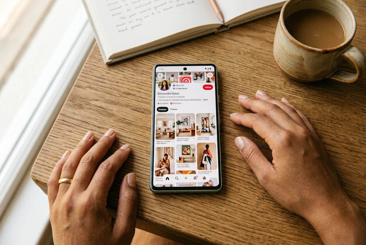Pinterest Amazon Storefront linking for creators