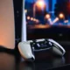 PS5 vs Xbox GTA 6 pre-order scene with DualSense controller in focus