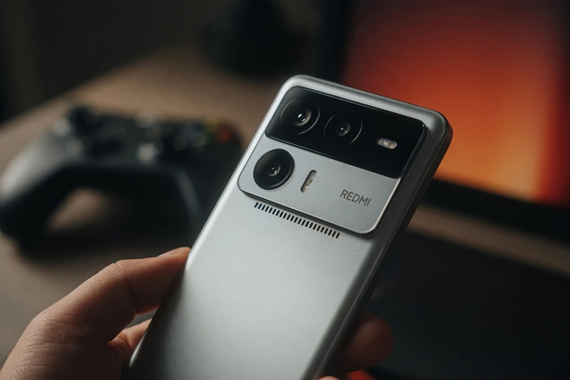 Redmi K90 Ultra Space Silver 165Hz display and built-in fan
