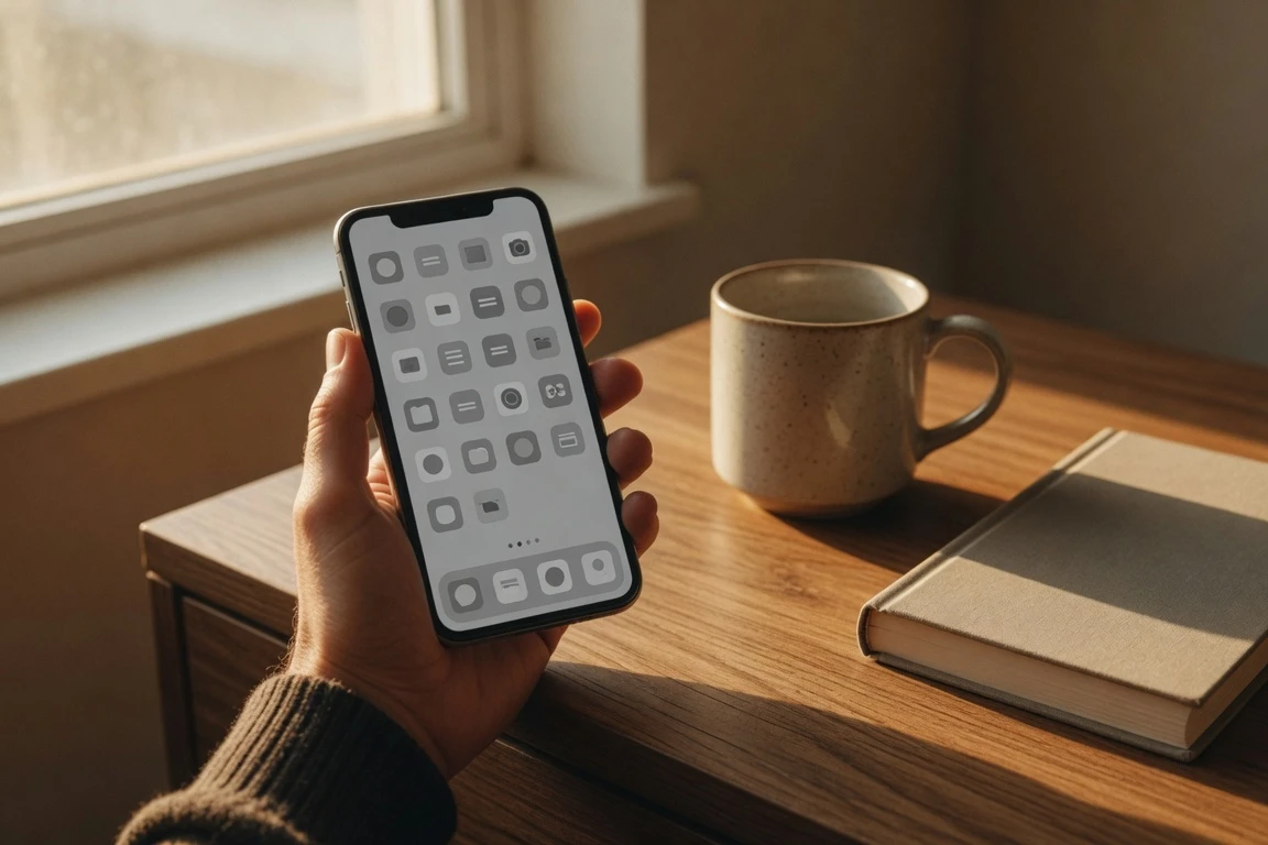 reduce screen time with phone settings and grayscale