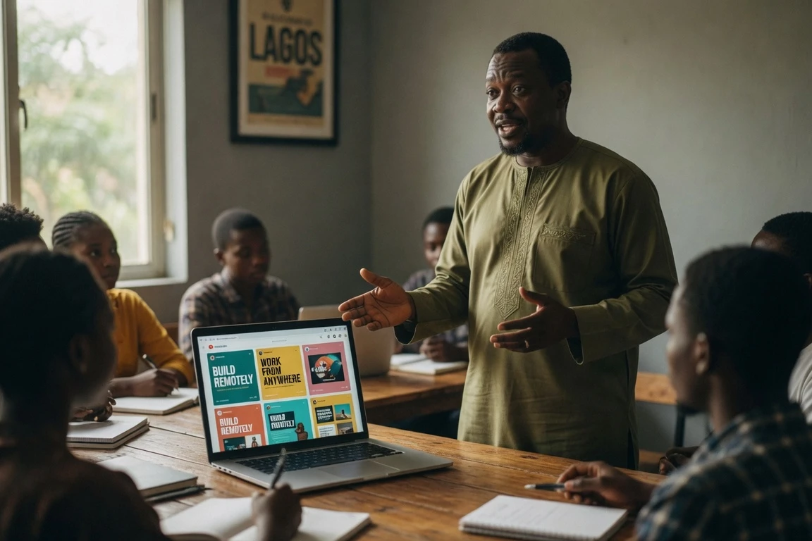 Remote Trybe social media and creative design course Africa