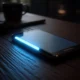 Samsung Galaxy Edge lighting notification glowing in dark