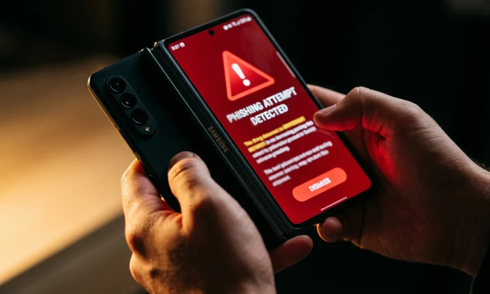 Samsung Galaxy One UI 9 phishing app block