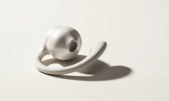 Shokz OpenDots 2 open ear clip-on earbuds Bassphere 2.0 bass