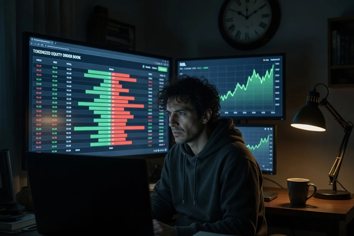Solana tokenized equities traded on weekend nights around the clock