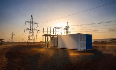 SolaX ORI liquid cooled battery container at African utility substation