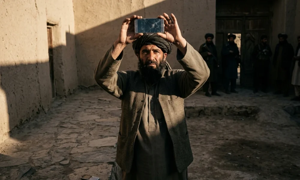 Taliban smartphone ban and WhatsApp dependence
