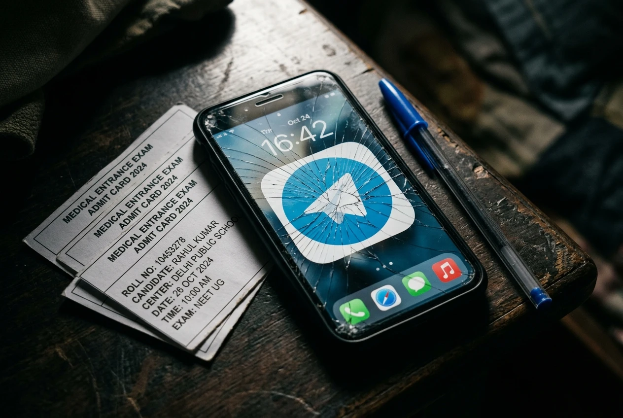 Telegram app banned in India NEET re-exam crackdown