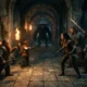 Terrinoth Heroes of Descent tactical RPG heroes in a dungeon battle