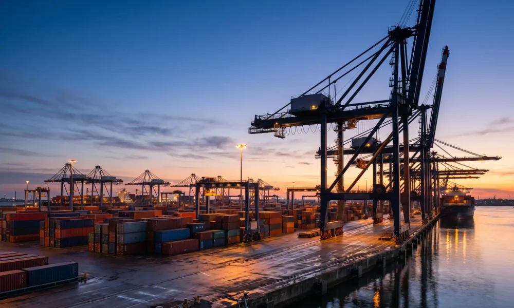 TIPS Laem Chabang container terminal AI IoT digital upskilling Thailand
