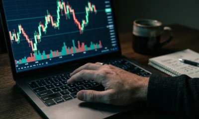 trader watching Walrus futures price chart on screen