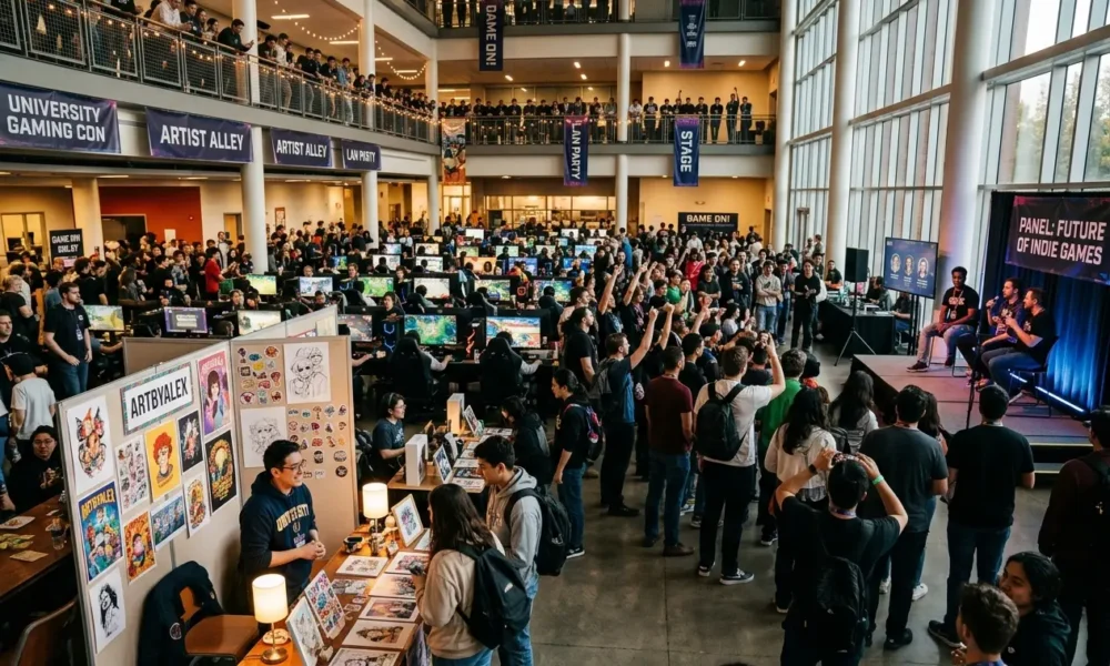 Triton Gaming Expo 2026 crowd at Price Center