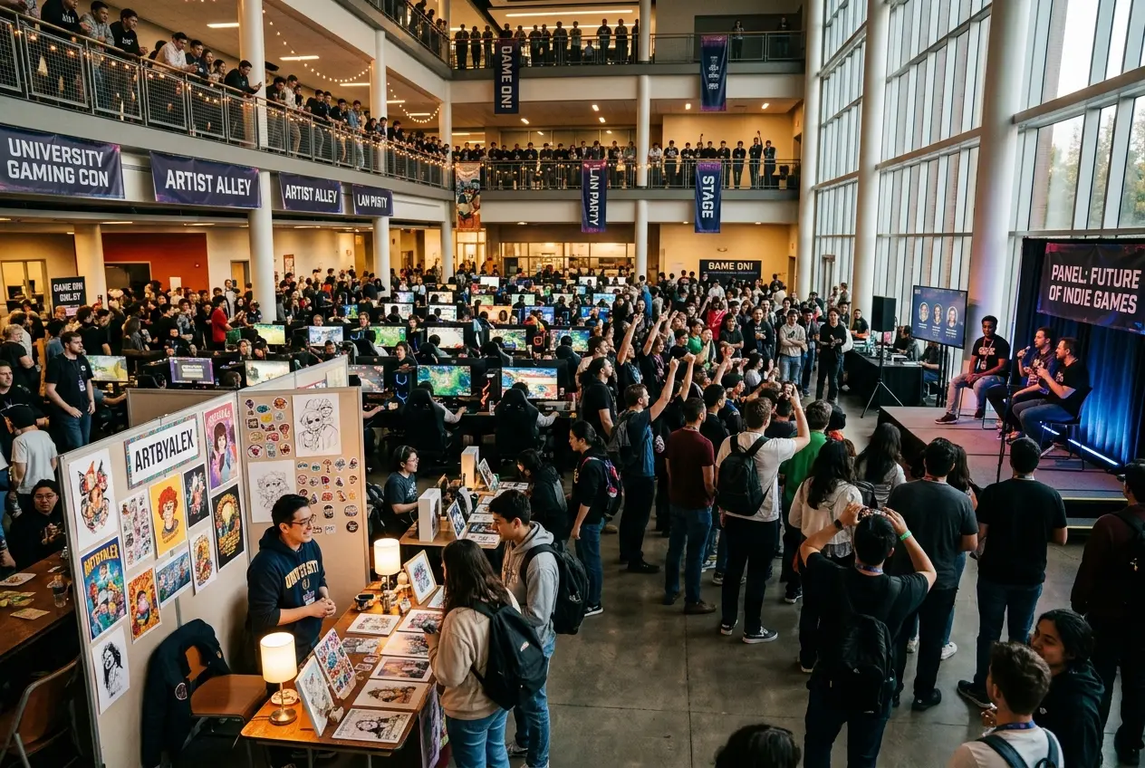 Triton Gaming Expo 2026 crowd at Price Center