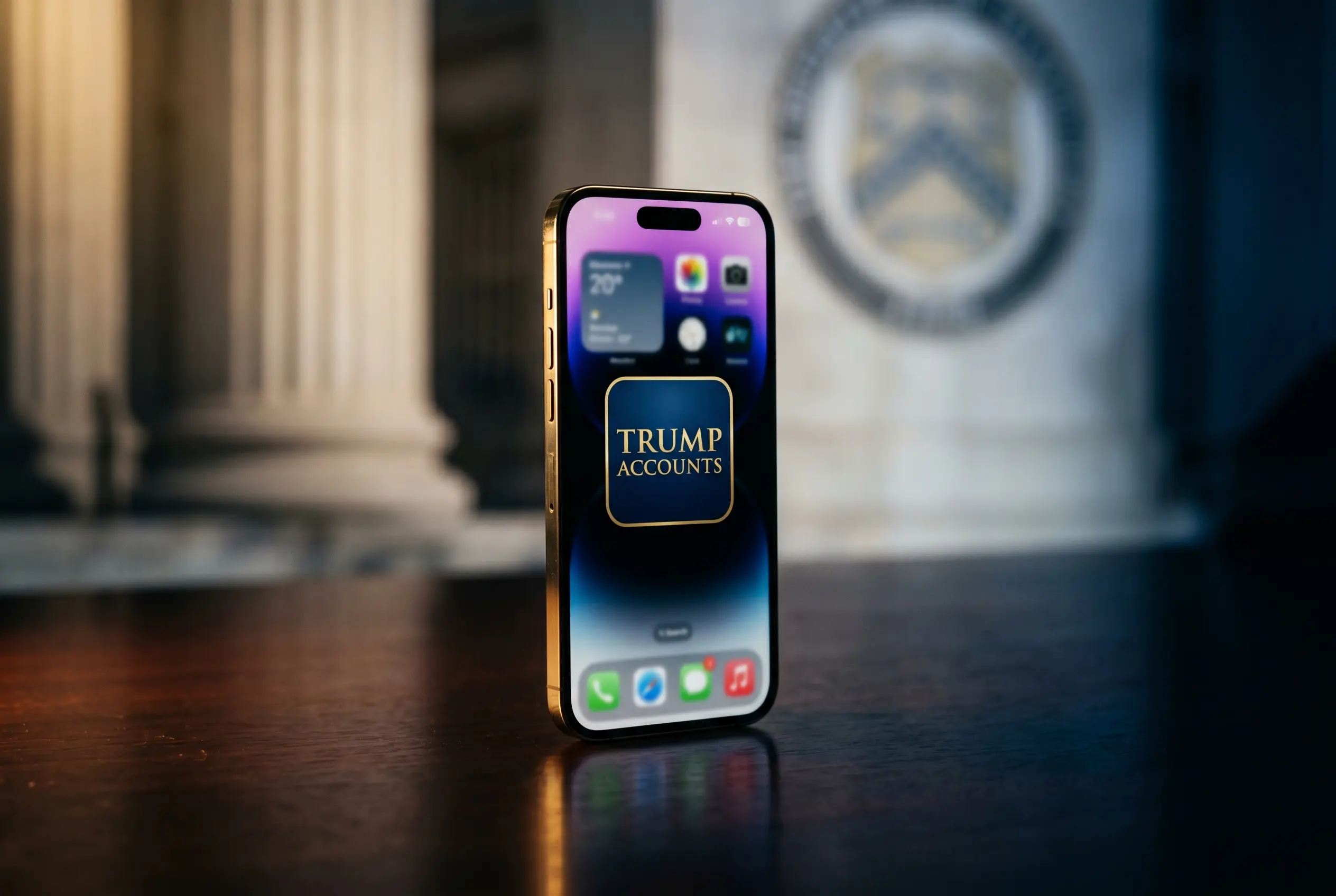 Trump Accounts app child savings account activation