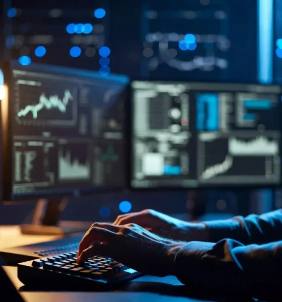AI banking software testing workstation with code monitors