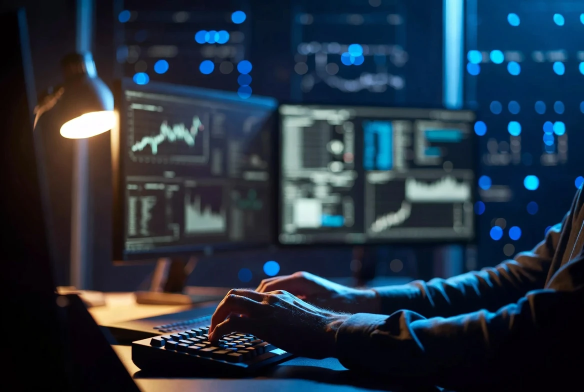 AI banking software testing workstation with code monitors