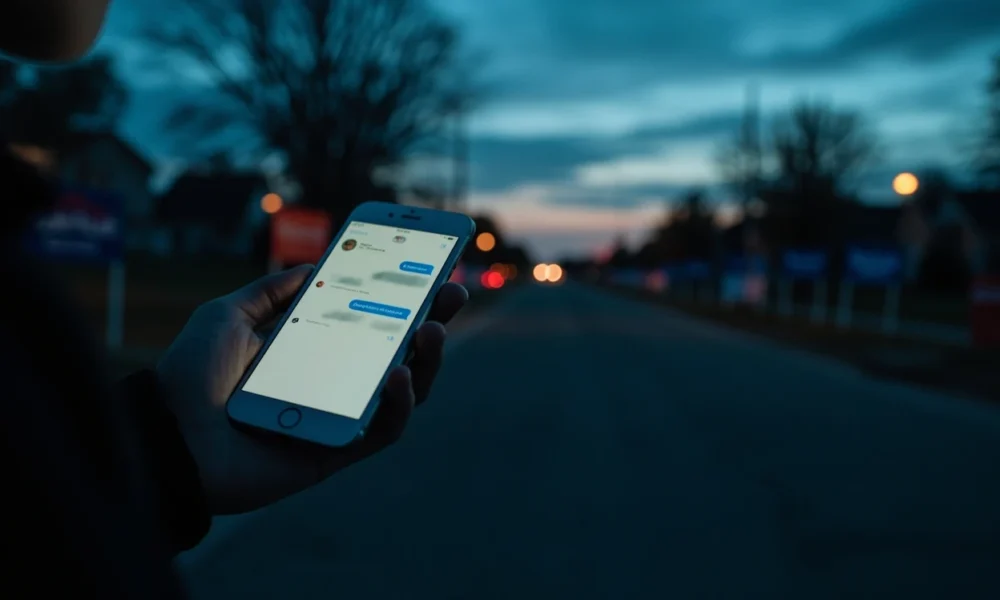 AI chatbot political campaign text message voter data collection