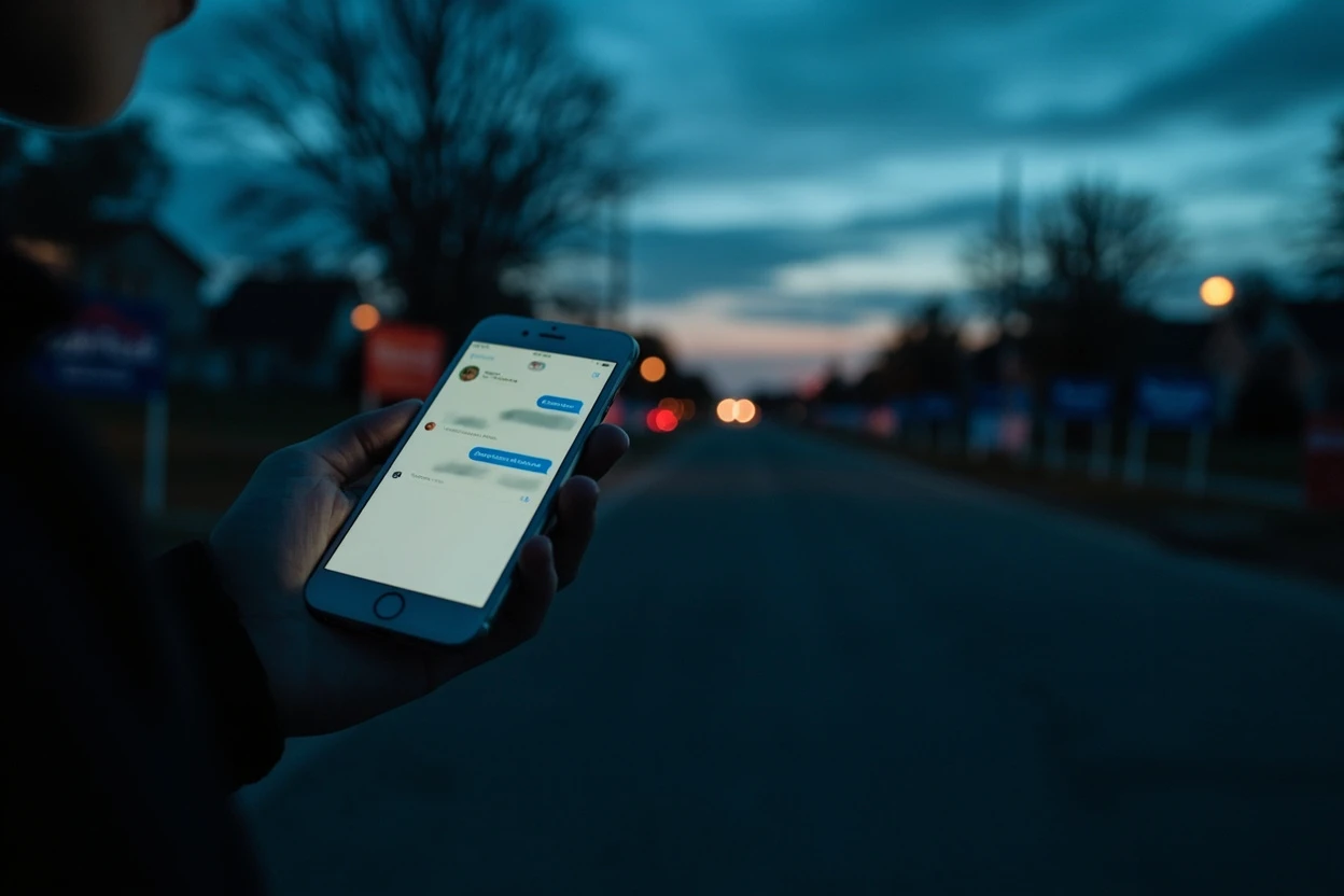 AI chatbot political campaign text message voter data collection
