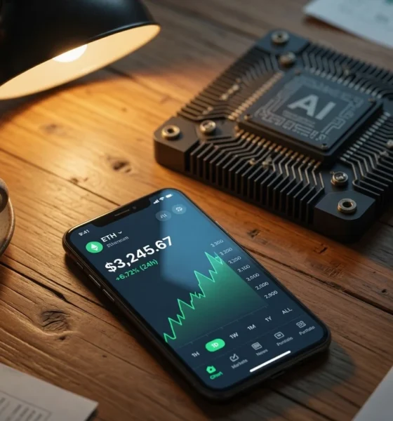 AI crypto coins trading chart 2026