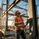 AI data centre construction site Australia skilled trades worker