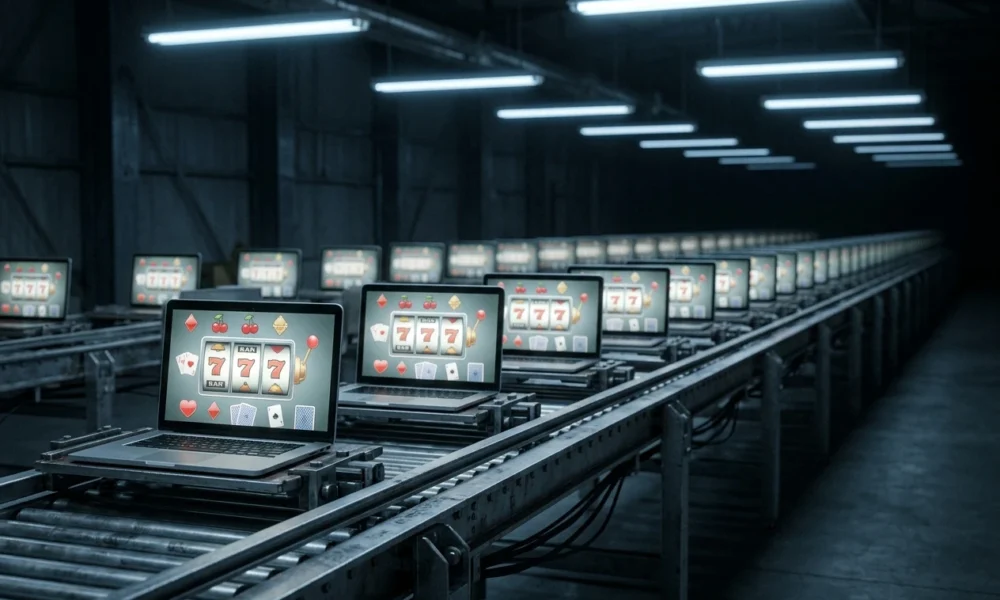 AI generated casino review content farms flooding Canada search results
