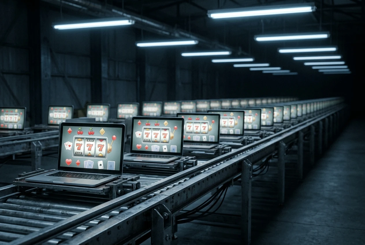 AI generated casino review content farms flooding Canada search results
