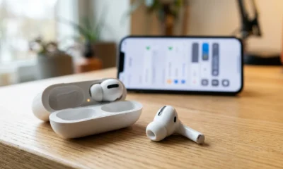 AirPods Custom EQ and Adaptive Audio slider in iOS 27