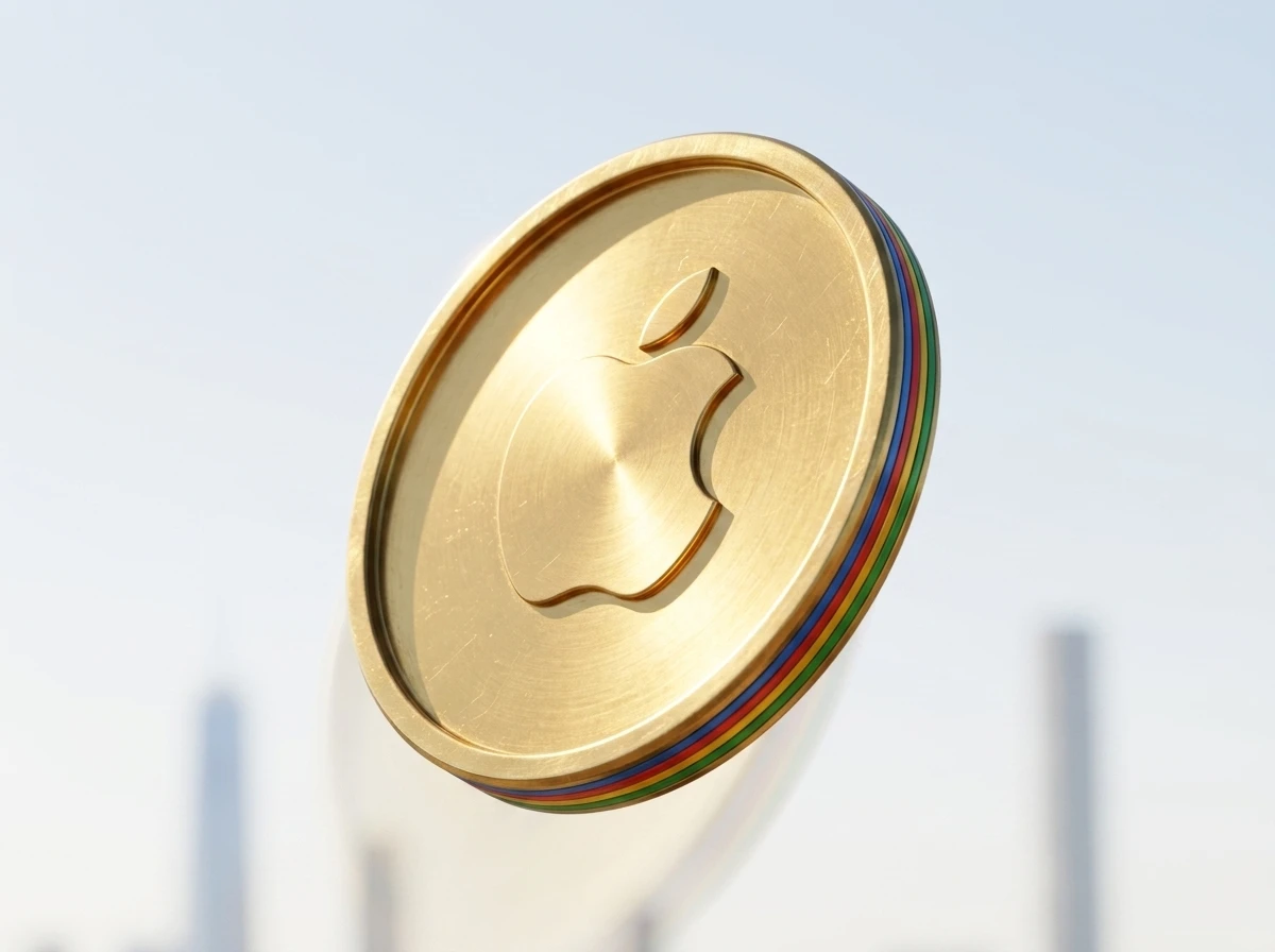 Apple Nvidia market cap flip Google Gemini Siri deal